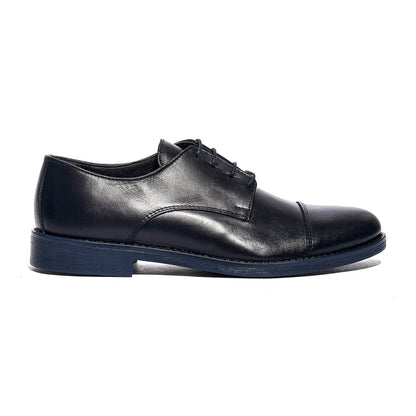 VARESE 111 PELLE BLU Stringata Uomo 
