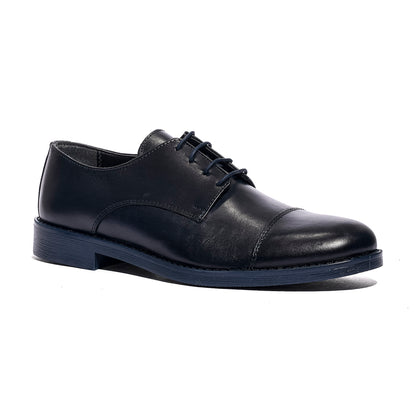 VARESE 111 PELLE BLU Stringata Uomo 
