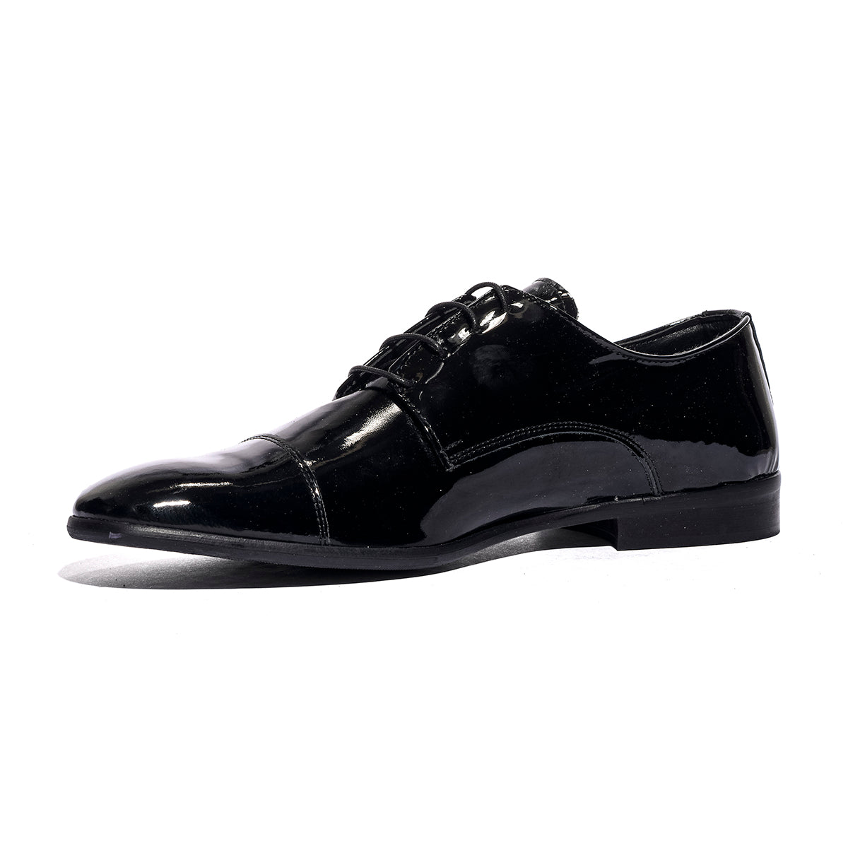 VARESE 111 VERNICE NERO Stringata Uomo 