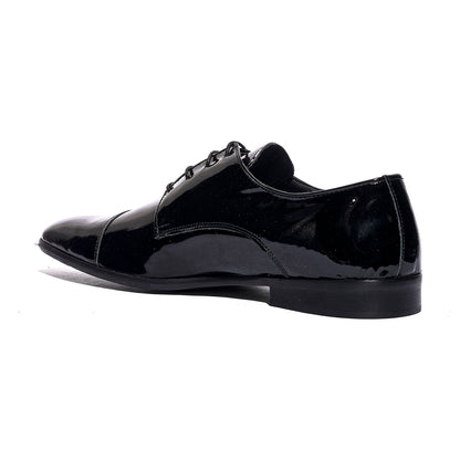 VARESE 111 VERNICE NERO Stringata Uomo 