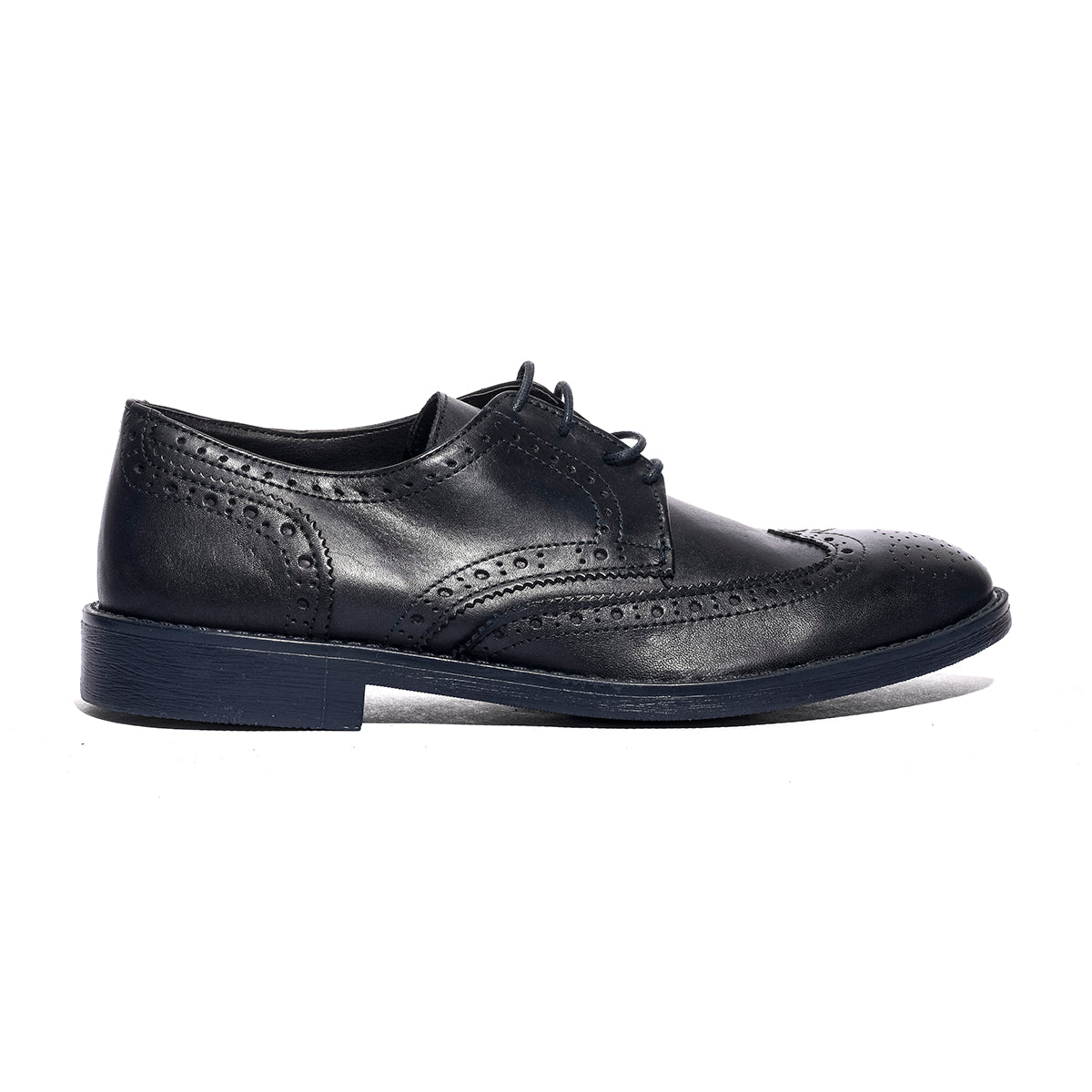 VARESE 112 PELLE BLU Stringata Uomo 