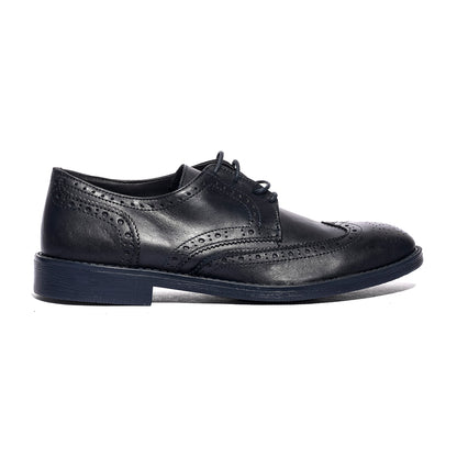 VARESE 112 PELLE BLU Stringata Uomo 