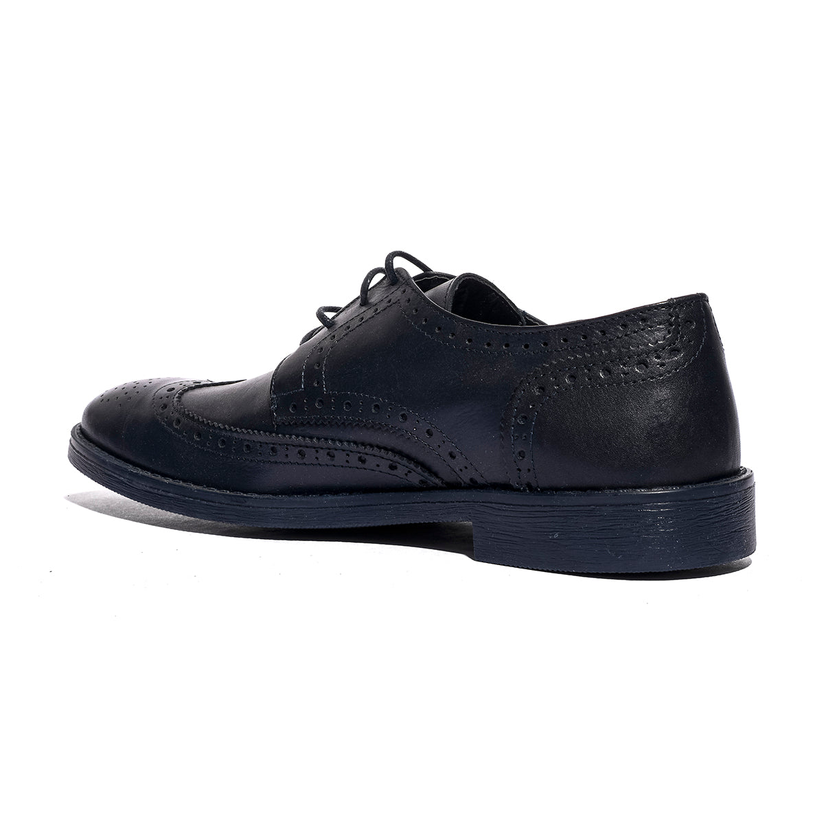 VARESE 112 PELLE BLU Stringata Uomo 