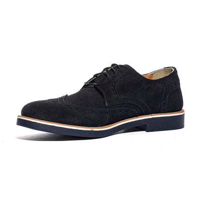 VARESE 1301 CAMOSCIO BLU Stringata Uomo 