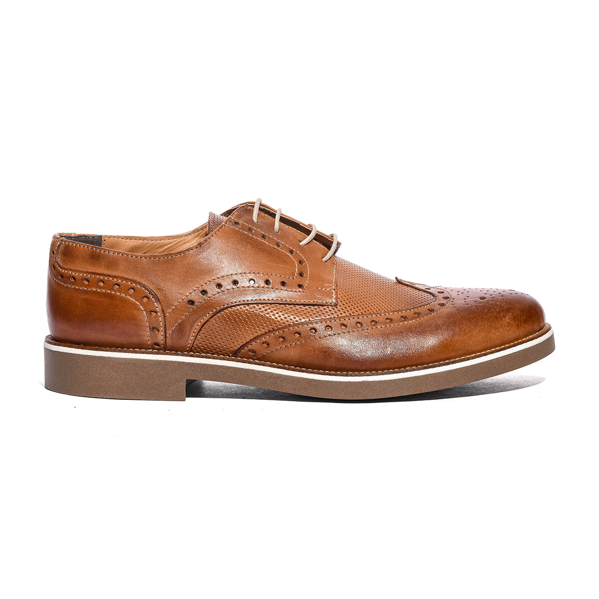 VARESE 1301 VITELLO CUOIO Stringata Uomo 