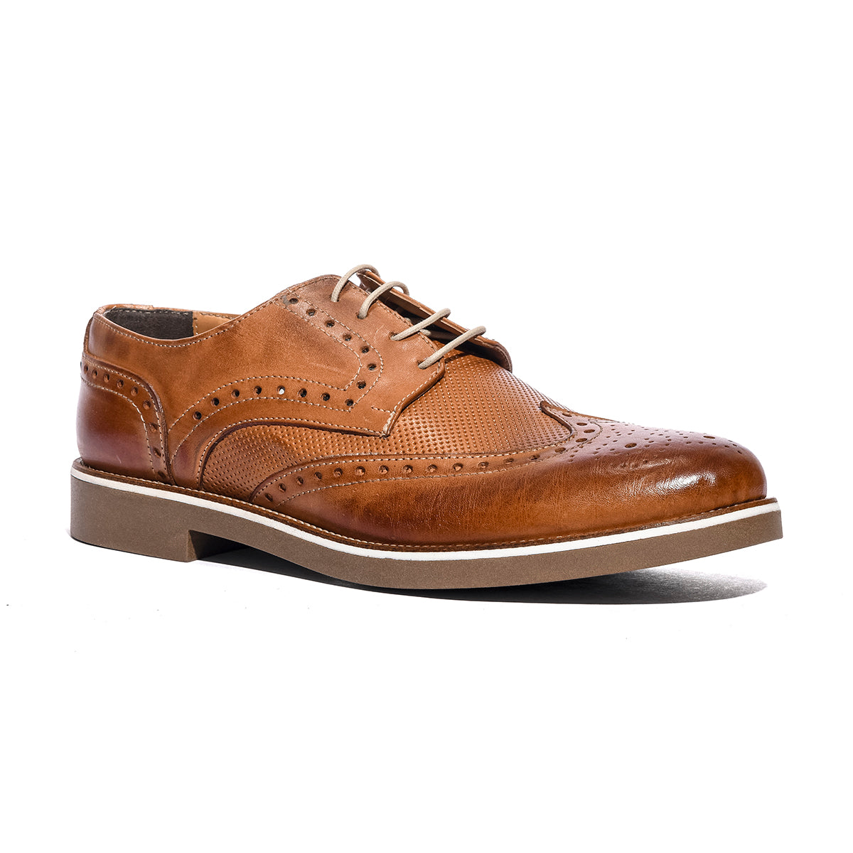 VARESE 1301 VITELLO CUOIO Stringata Uomo 