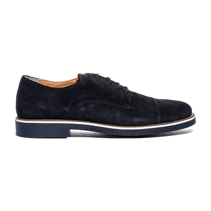 VARESE 1401 CAMOSCIO BLU Stringata Uomo 