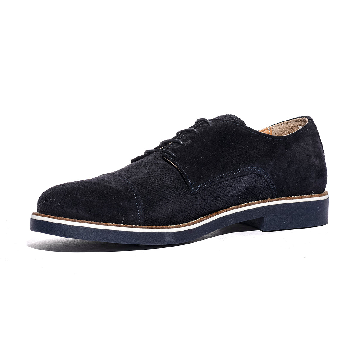 VARESE 1401 CAMOSCIO BLU Stringata Uomo 