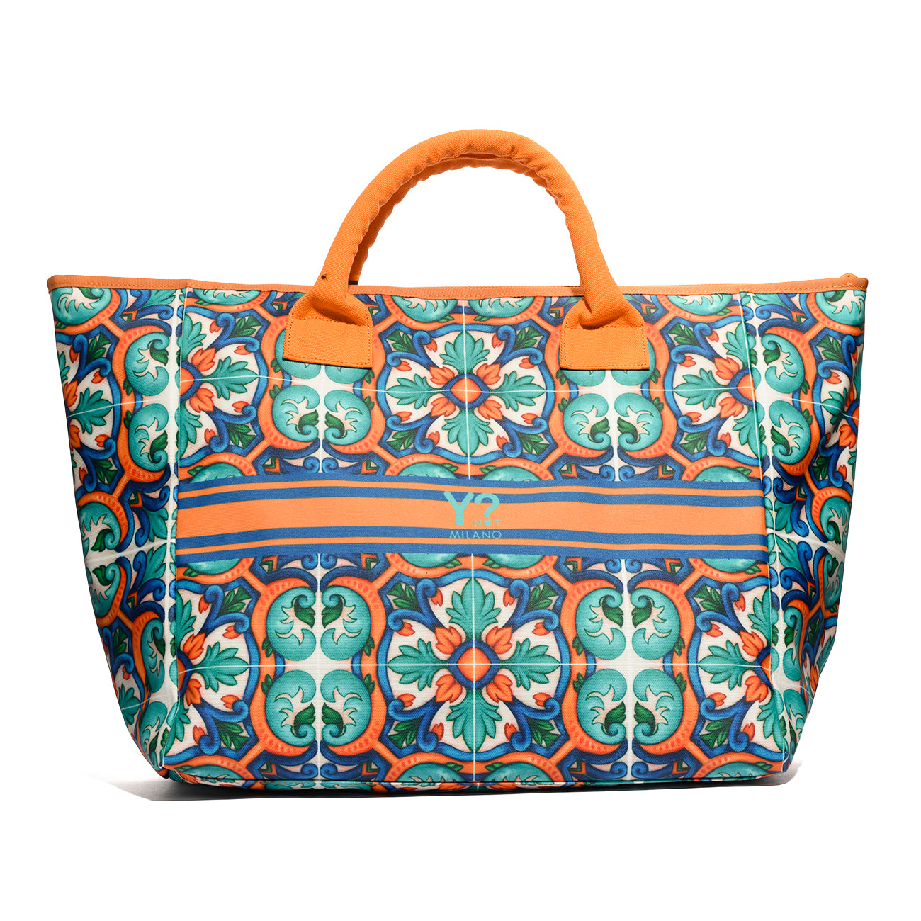 Y-NOT LPI005S6 ORANGE BORSA DA SPIAGGIA Donna 