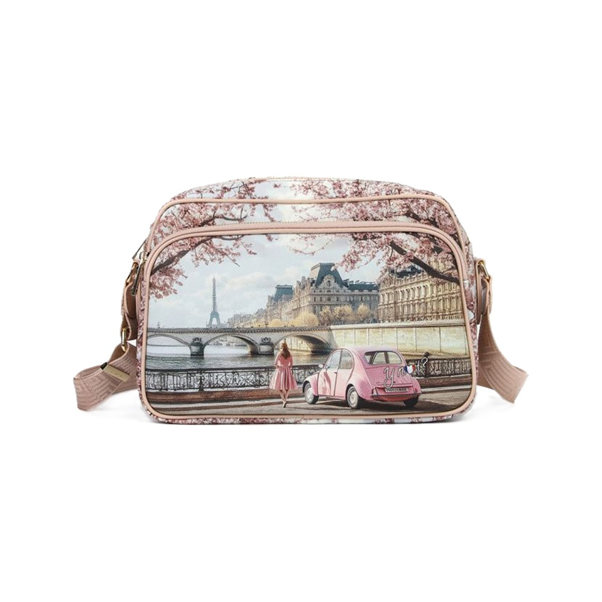 Y-NOT YES331S6 PARIS EN ROSE Borse Donna 