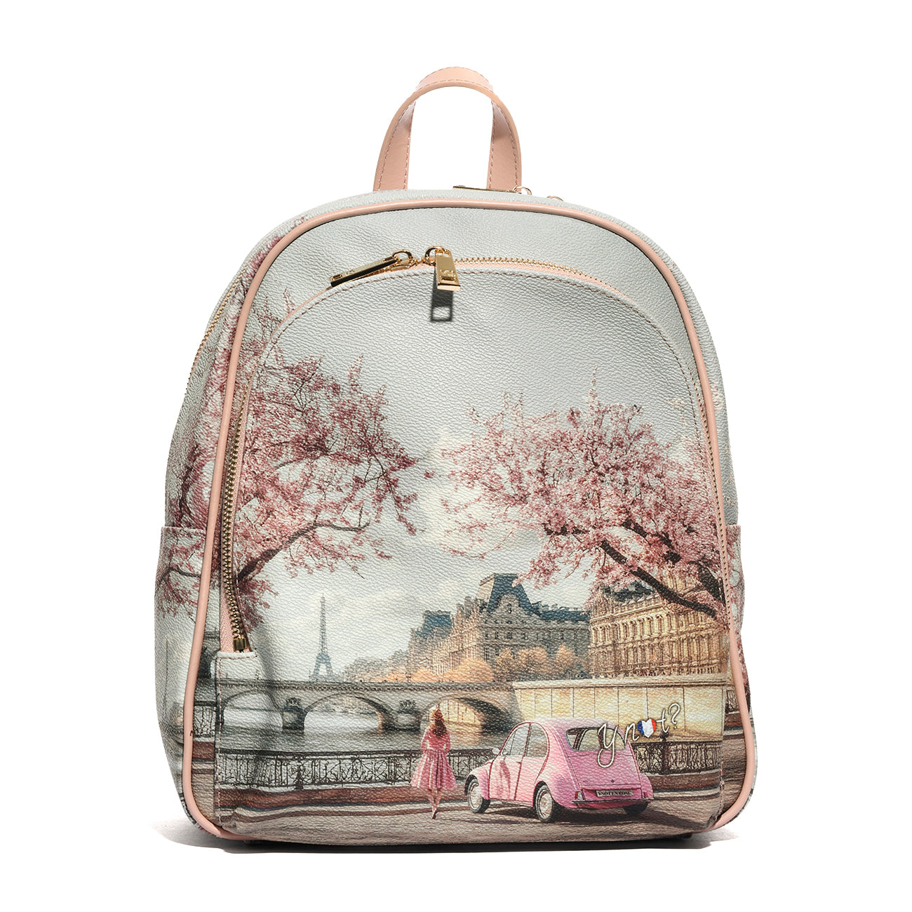 Y-NOT YES579S6 PARIS EN ROSE Zaino Donna 