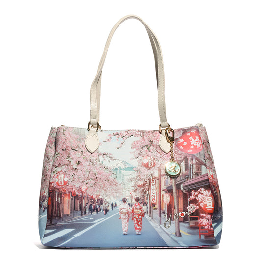 Y-NOT YES594S6 TOKYO SAKURA BORSA Donna 