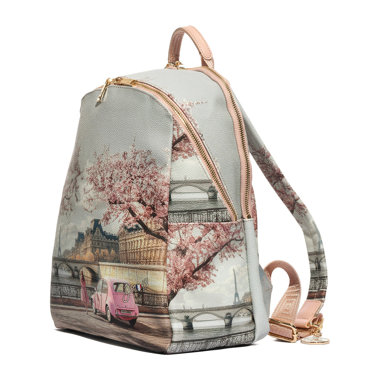 Y-NOT YES601S6 PARIS EN ROSE Zaino Donna 