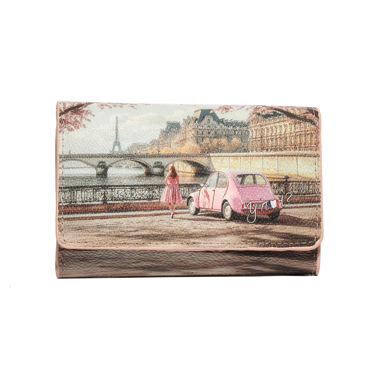 Y-NOT YES653S6 PARIS EN ROSE PORTAFOGLIO Donna 