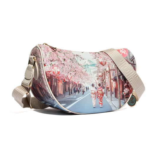 Y-NOT YES717S6 TOKYO SAKURA BORSA TRACOLLA PICCOLA Donna 
