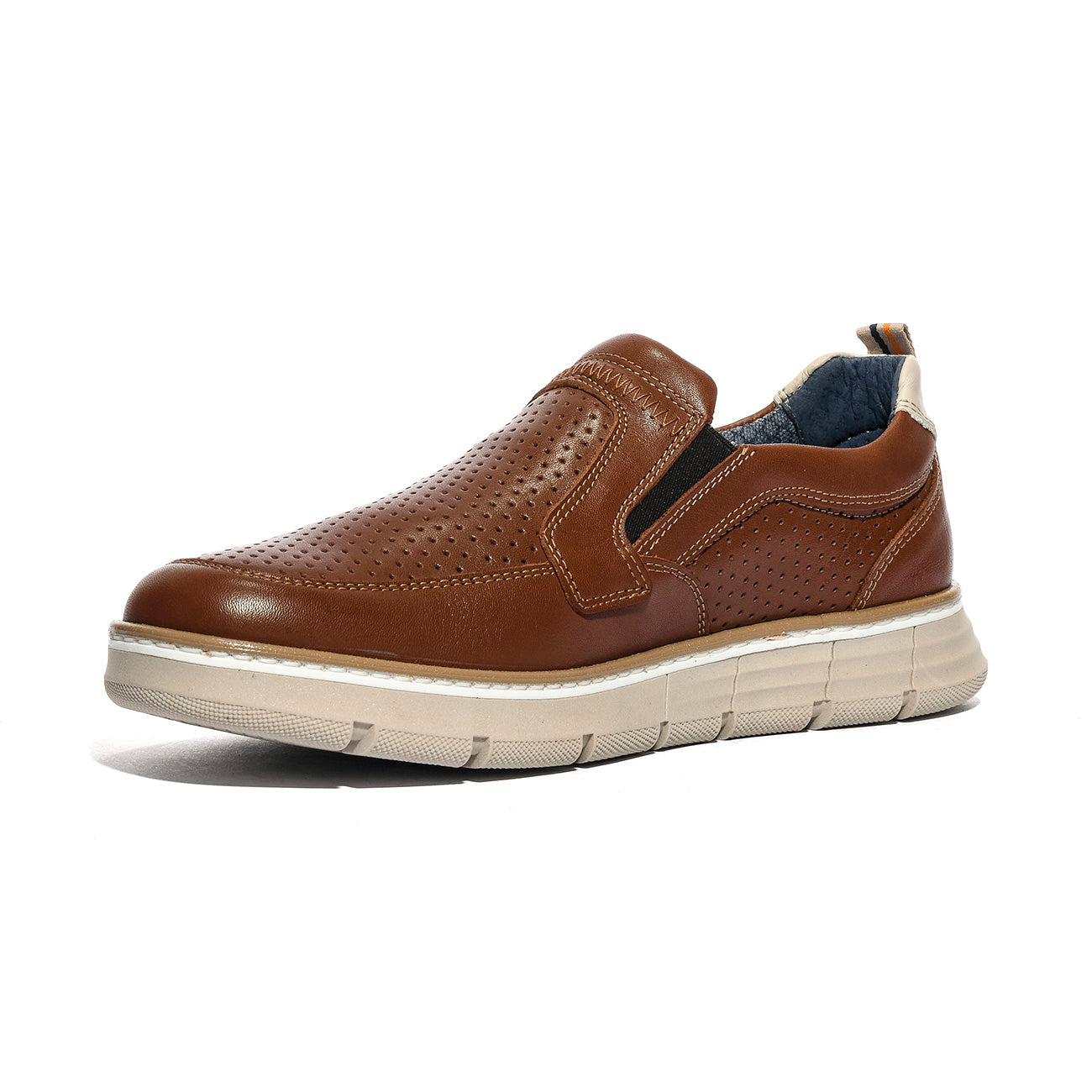 ZEN 011012 CUOIO Slip-on Uomo 