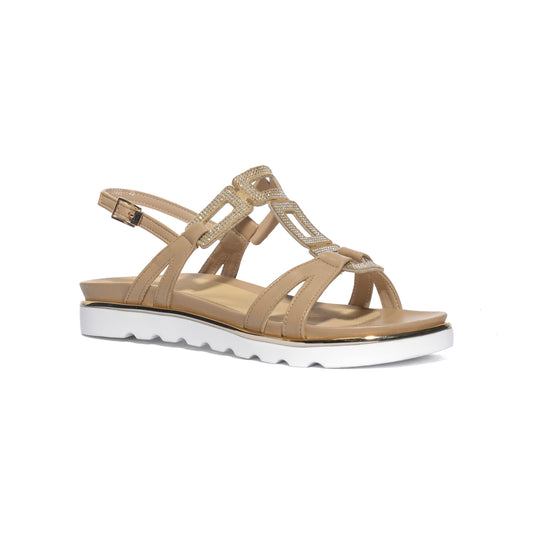KEYS K12253 CAMEL Sandali Donna 