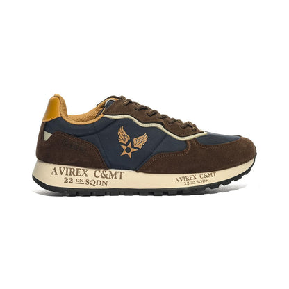 AVIREX MODULARIN001 BROWN NAVY Sneakers Uomo 