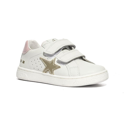 NATURINO 0012017499.34.1N71 WHITE.PLATINUM.SILVER Sneakers Bambina 