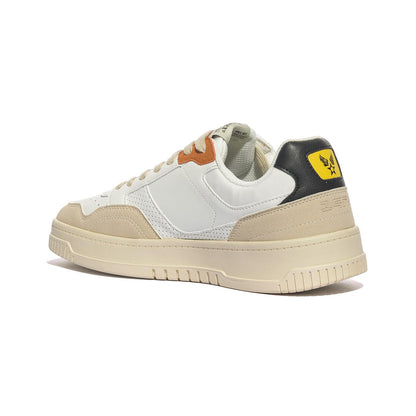 AVIREX ANDREW001 WHITE ORANGE Sneakers Uomo 