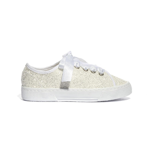 DXO 105 GLITTER BIANCO Sneakers Bambina 