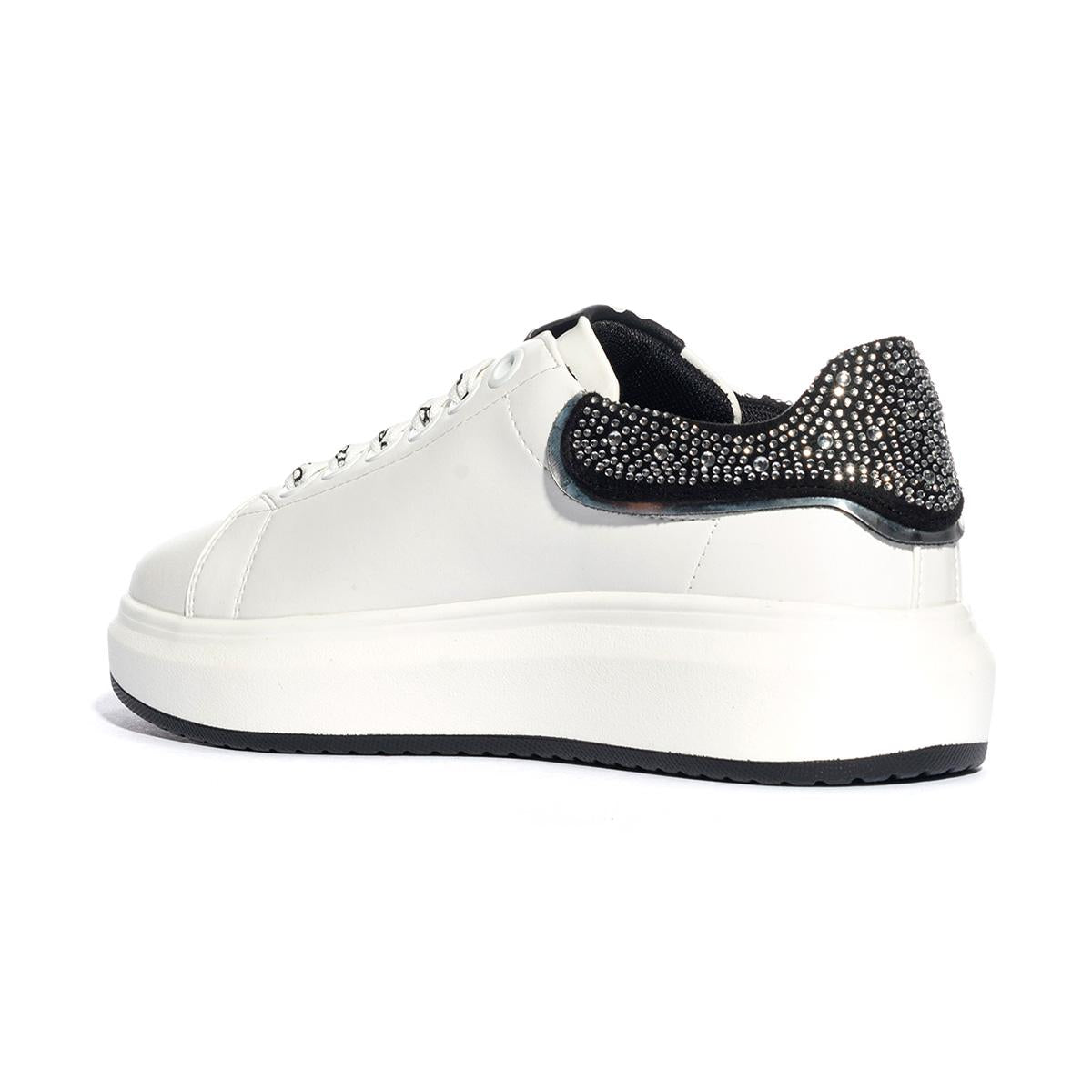 LAURA BIAGIOTTI 8781 WHITE BLACK Sneakers Bambina 