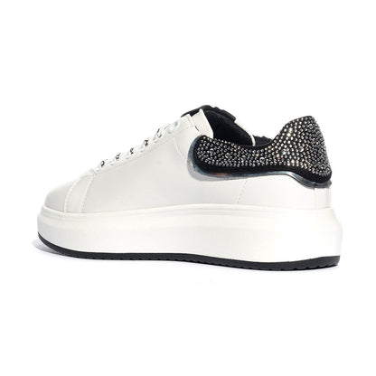 LAURA BIAGIOTTI 8781 WHITE BLACK Sneakers Bambina 