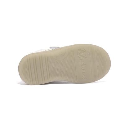 NATURINO 0012019205.03.1N03 WHITE.PLATINUM Sneakers Bambina 