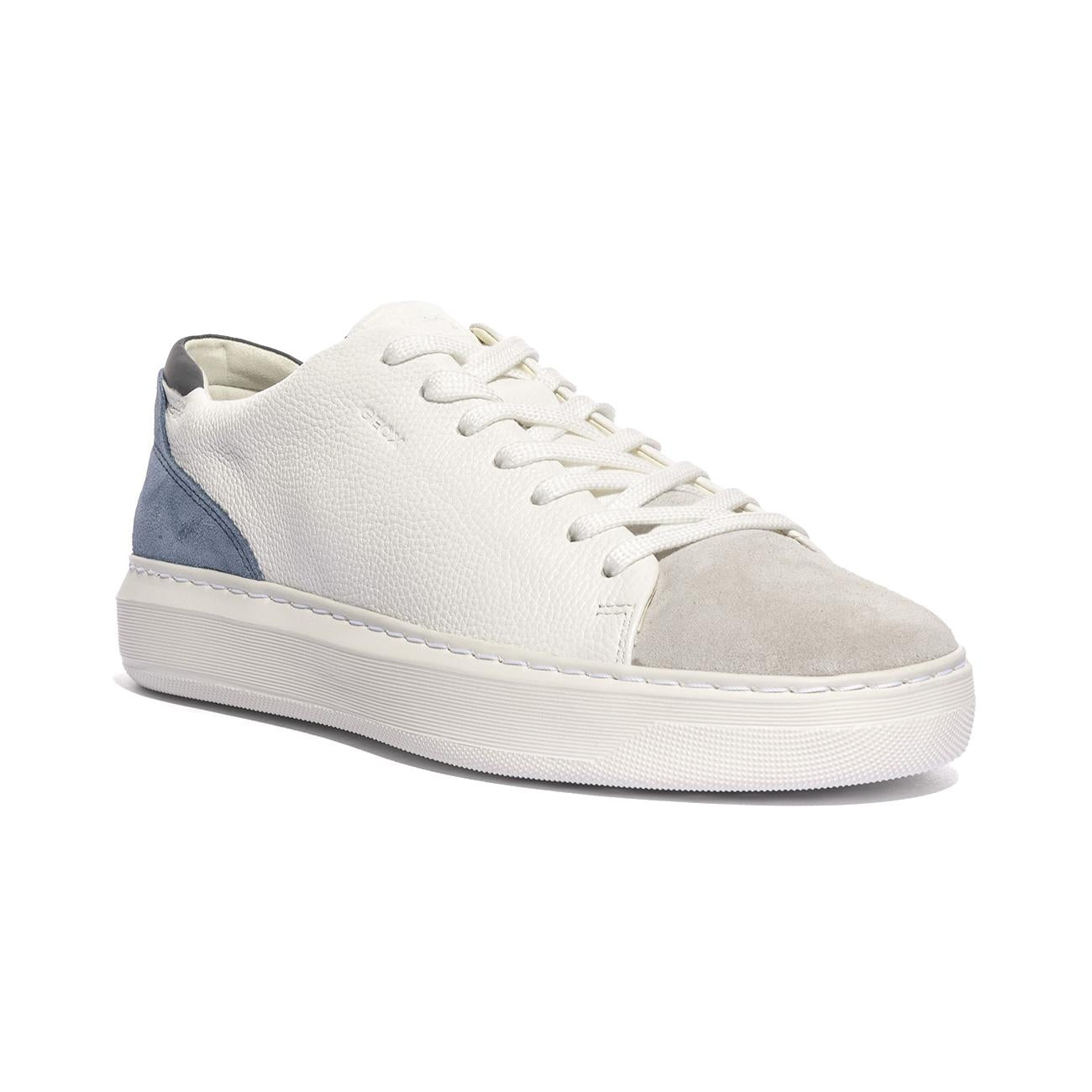 GEOX U655WA 4722 WHITE BLUE    C0006 Sneakers Uomo 