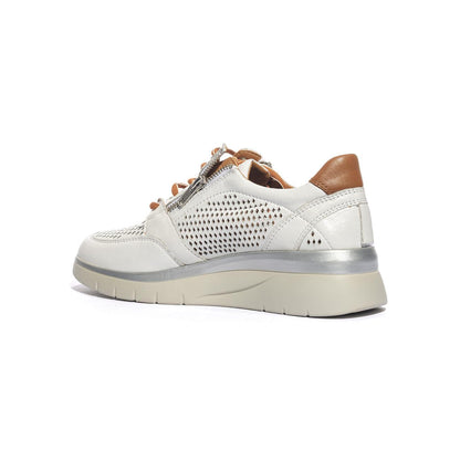 JOAN LEI 19313 WHITE CUOIO Sneakers Donna 