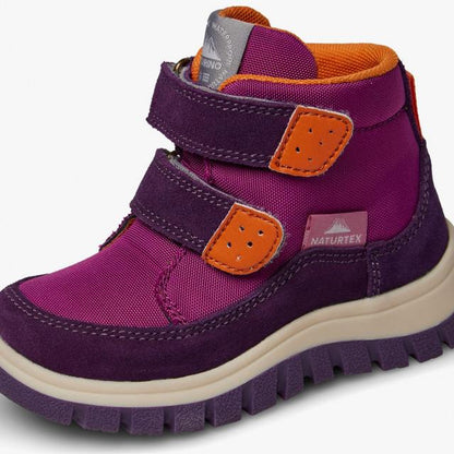 NATURINO 0013001576-01-1I65 MELANZANA-TULIP Sneakers Bambina 