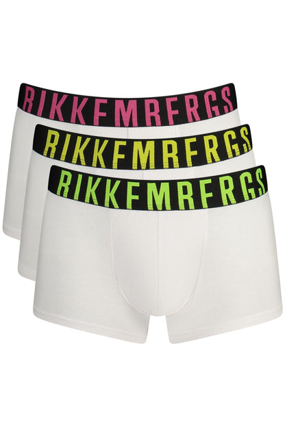 BIKKEMBERGS BKK1UTR16TR_BIWHIASS Bianco Boxer Uomo 