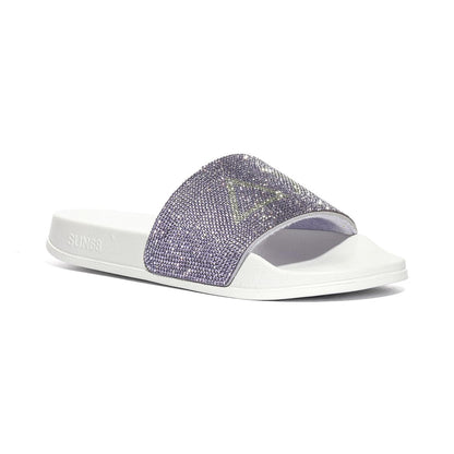 SUN 68 X36211 BIANCO/LILLA Ciabatte Donna 