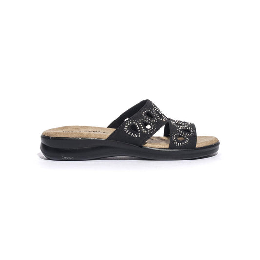 VALLEVERDE 25331 NERO Sandali Donna 