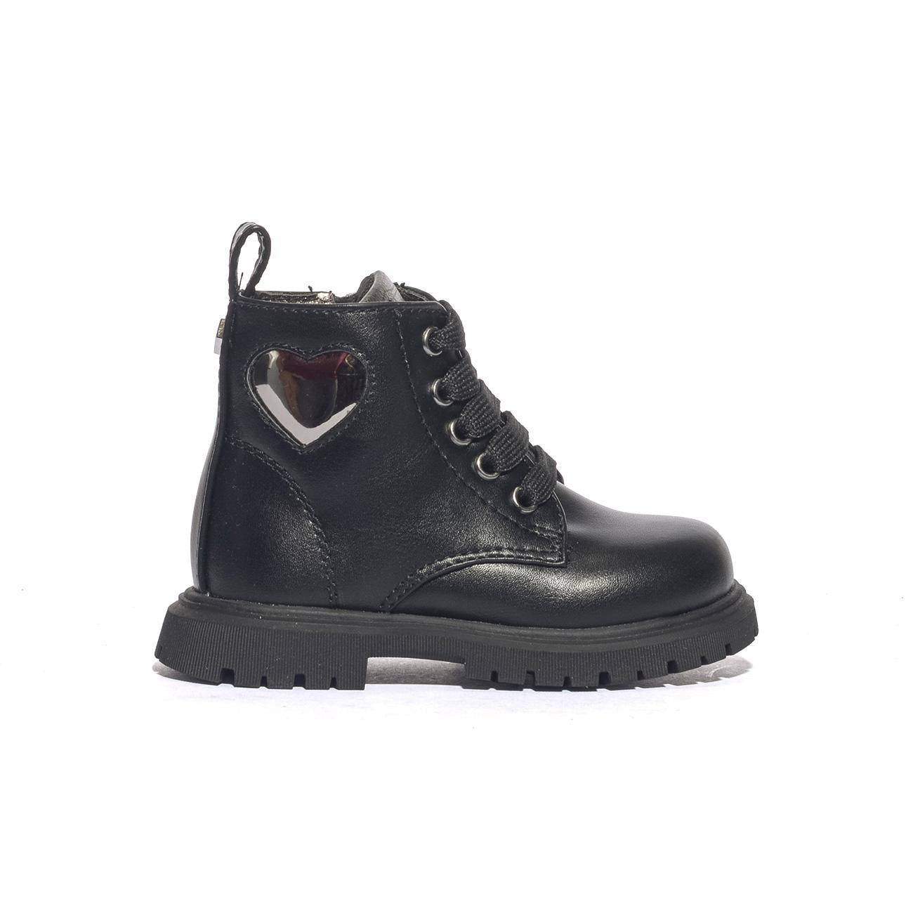 CULT T434 BLACK SILVER Stivaletti Bambina 