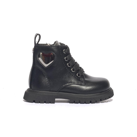 CULT T434 BLACK SILVER Stivaletti Bambina 
