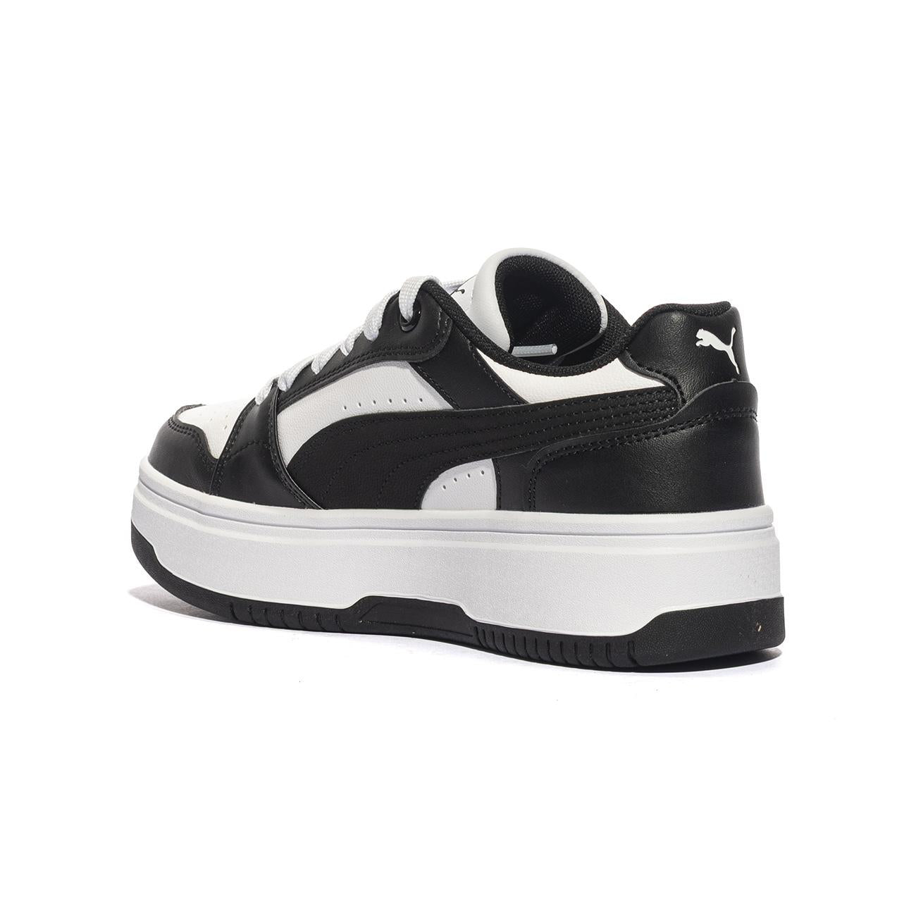 PUMA 402592-02 WHITE BLACK Sneakers Donna 