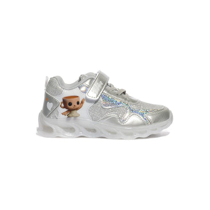 SKIFIDOL SK210 WHITE SILVER Sneakers Bambina 