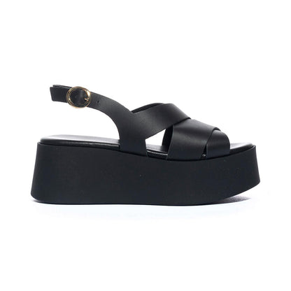 FRAU 88T6 NERO Sandali Donna 