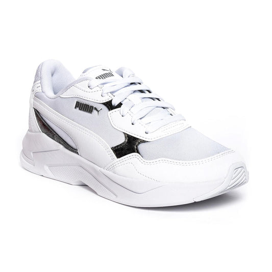 PUMA 384848-01 WHITE WHITE SILVER Sneakers Donna 