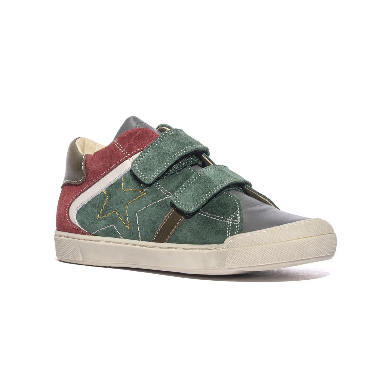 Sneakers Naturino Nerys Verdi 0012018869.01.1B96ANTRACITE GREEN GRANATA NATURINO