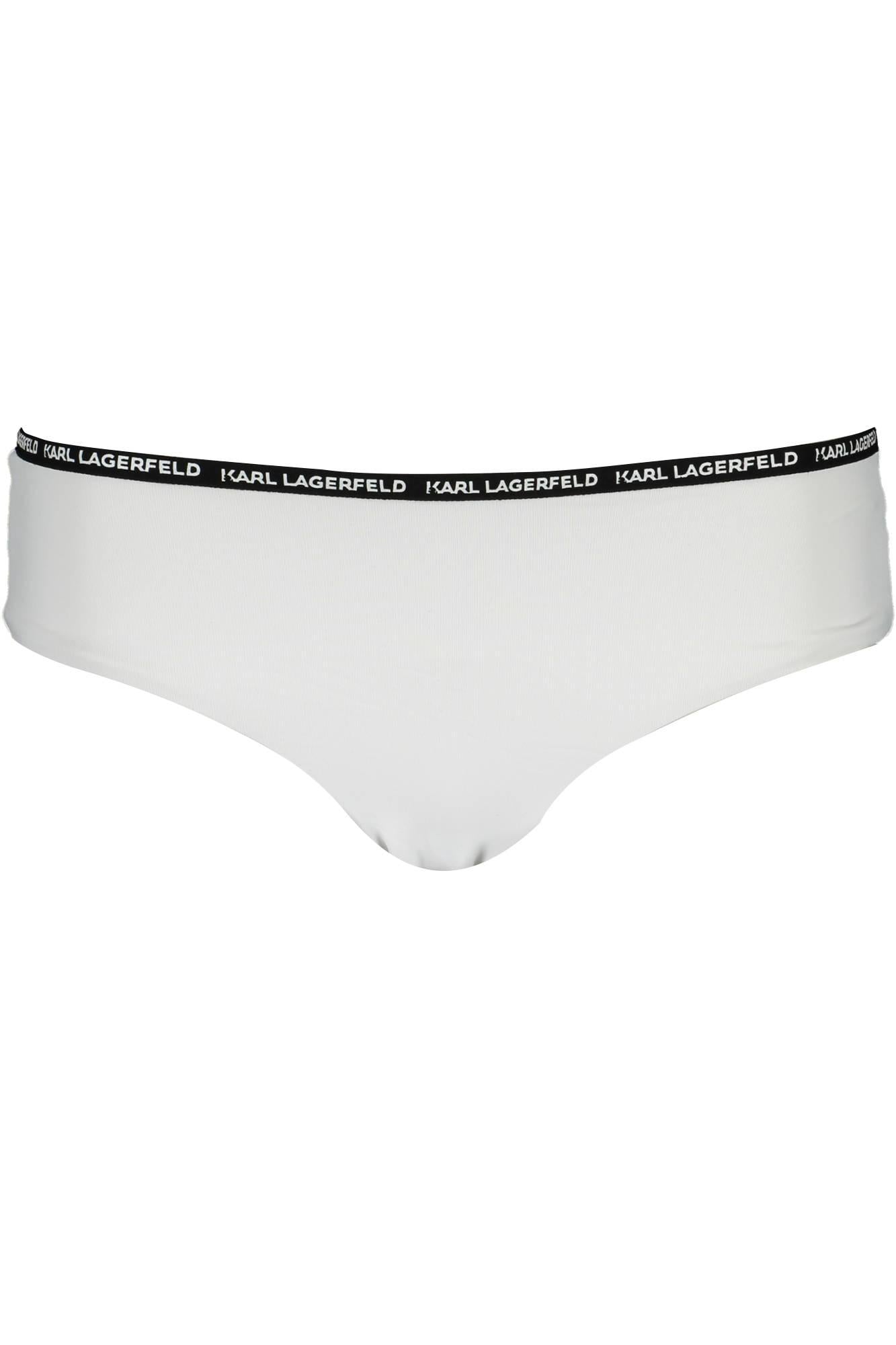 KARL LAGERFELD KL21WBT02_BIANCO_WHITE Bianco Costumi Donna 
