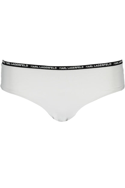 KARL LAGERFELD KL21WBT02_BIANCO_WHITE Bianco Costumi Donna 