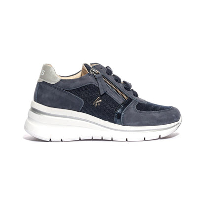 KEYS K10600 BLU SILVER Sneakers Donna 