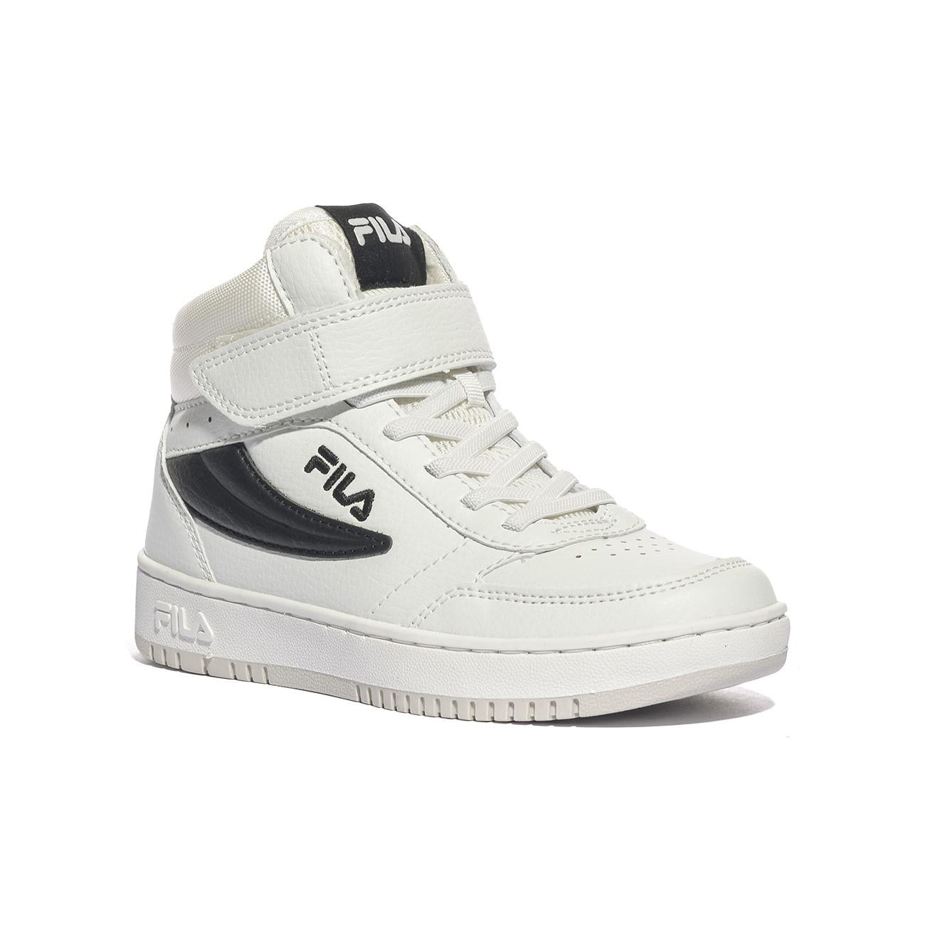 Sneakers FILA REGA NF mid velcro kids Bianche FFK0229White-Black FILA