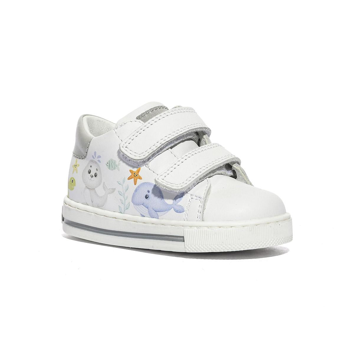 FALCOTTO 0012018398.01.0N01 WHITE Sneakers Bambina 