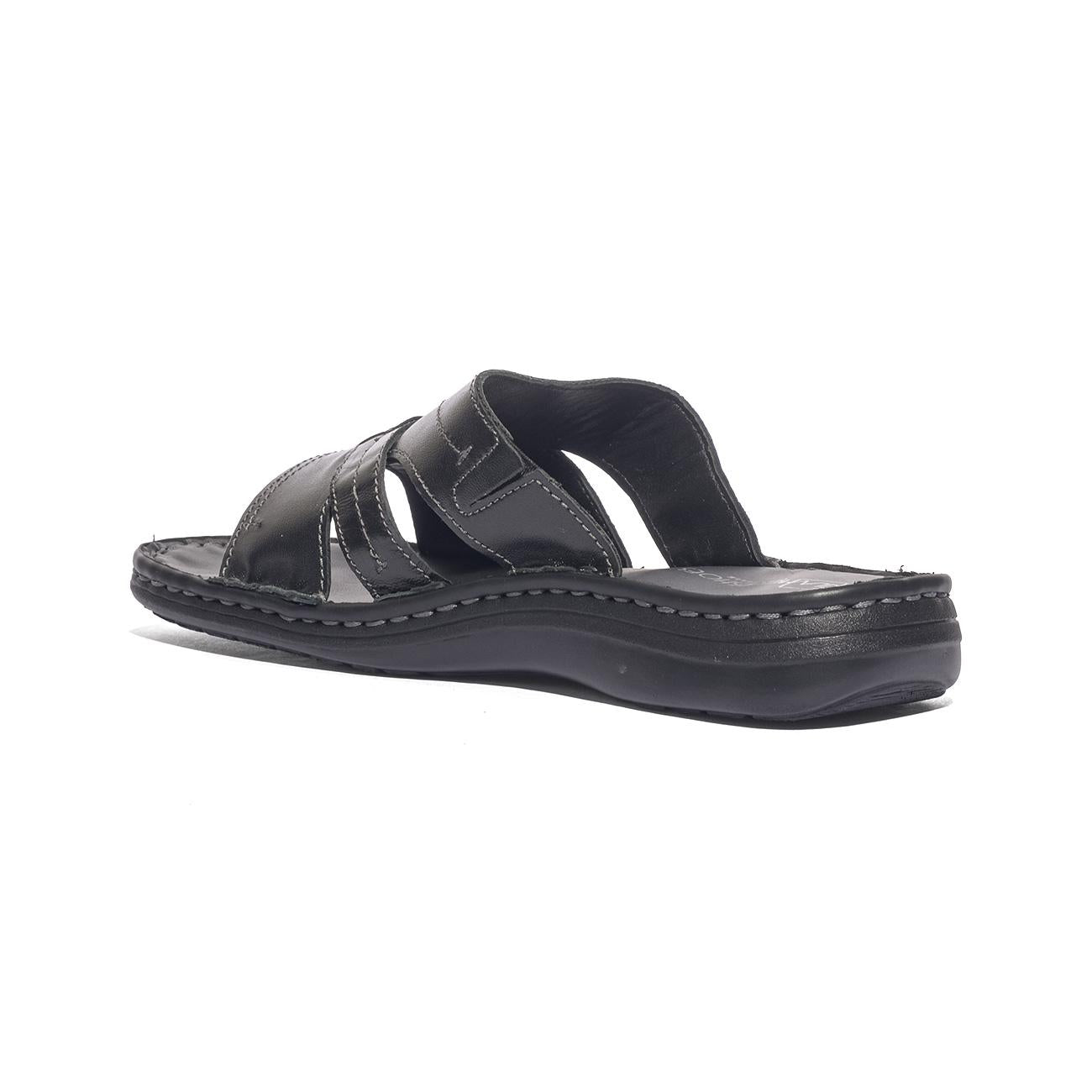 GLAMOUR 3841A NERO Sandali Uomo 