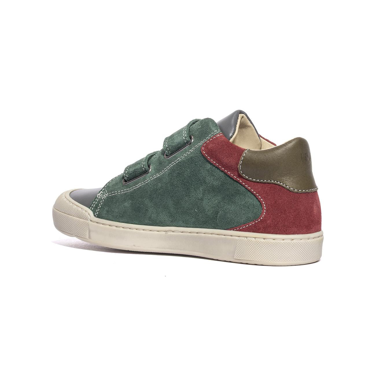 Sneakers Naturino Nerys Verdi 0012018869.01.1B96ANTRACITE GREEN GRANATA NATURINO