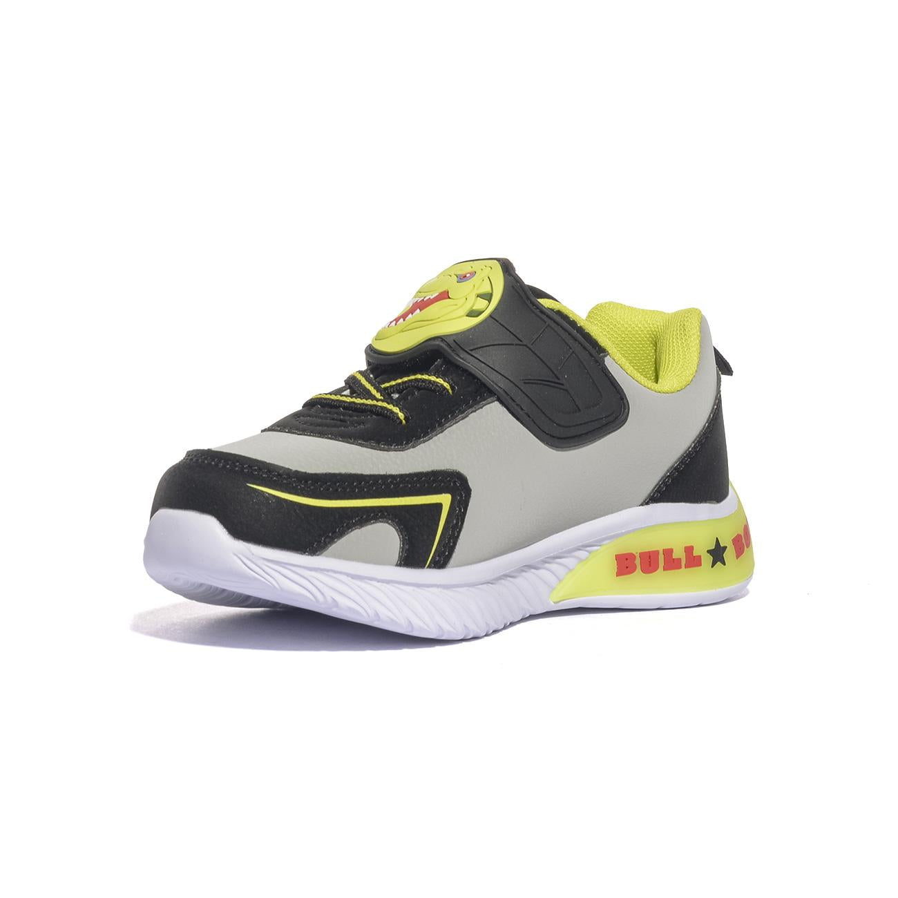 BULL BOYS DNAL5141 GRIGIO NERO Sneakers Bambina 