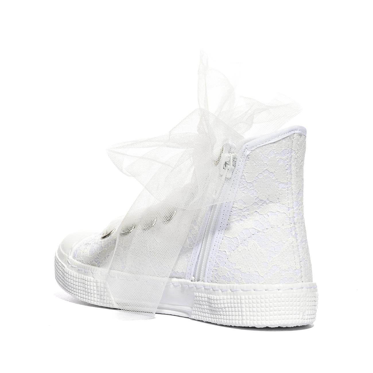 DXO C88 PIZZO BIANCO Sneakers Bambina 
